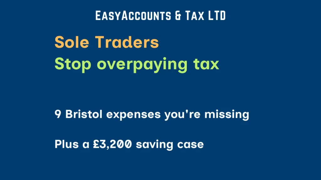 Sole trader expenses bristol guide
